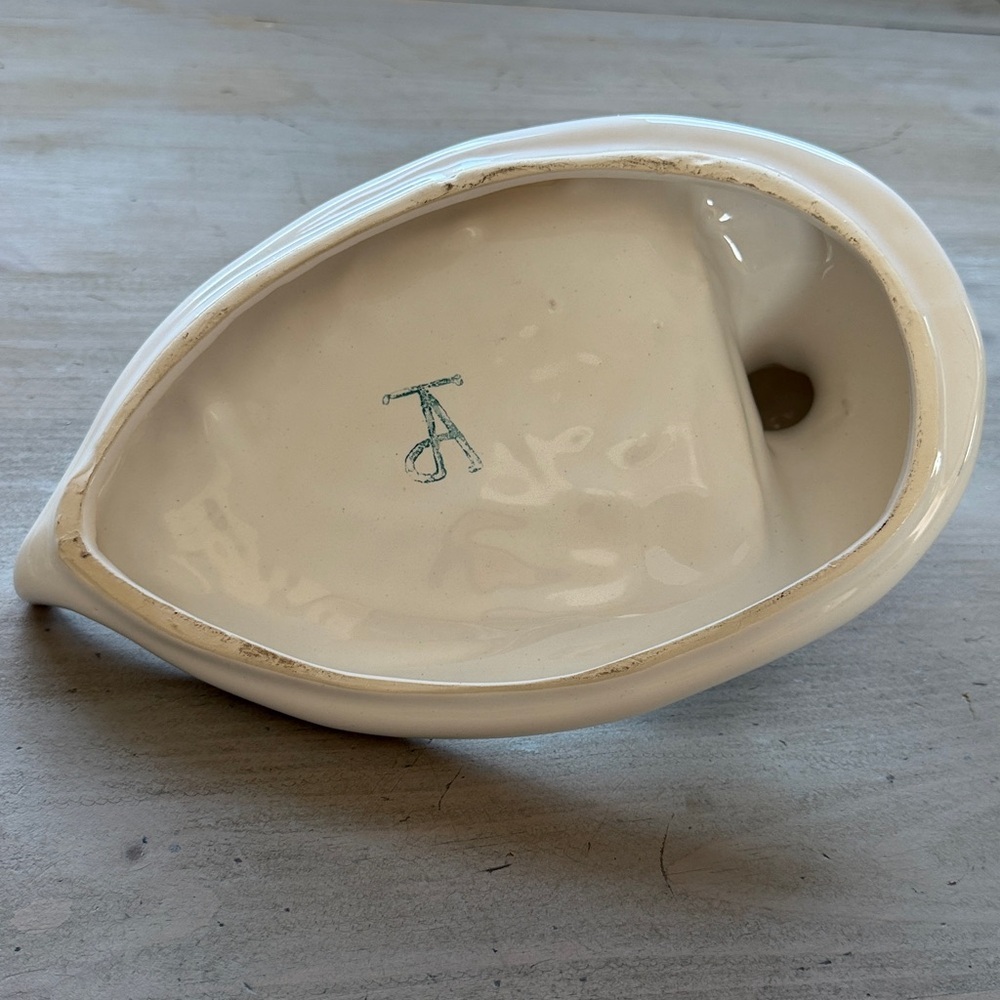 Vintage Ceramic Duck Goose Soap Holder Trinket Tray - Picture 4 of 7